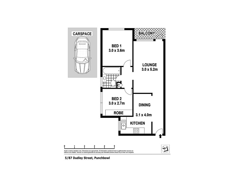5/87 Dudley Street, Punchbowl NSW 2196 Floorplan