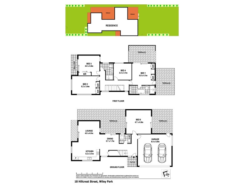 18 Hillcrest St, Wiley Park NSW 2195 Floorplan