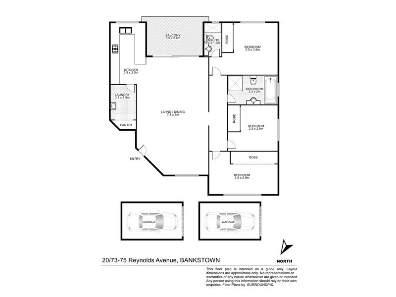 73-75 Reynolds Avenue, Bankstown NSW 2200 Floorplan