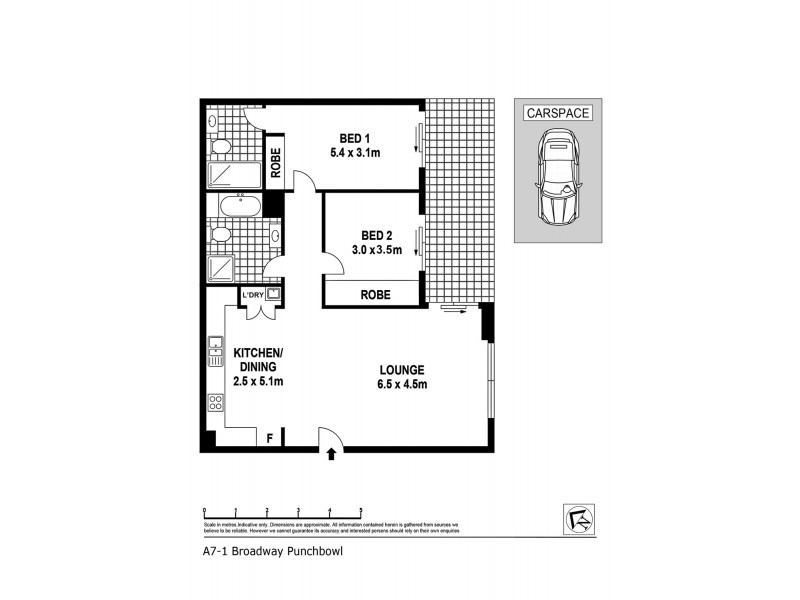 A7/20 Matthews Street, Punchbowl NSW 2196 Floorplan