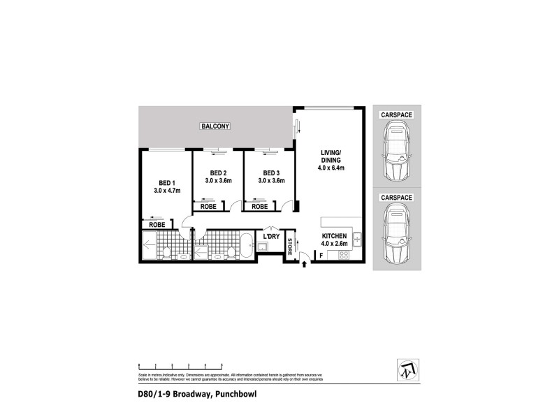 D80 20 Matthews Street, Punchbowl NSW 2196 Floorplan