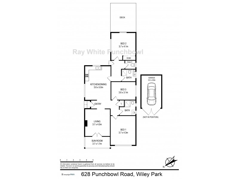 628 Punchbowl Road, Wiley Park NSW 2195 Floorplan