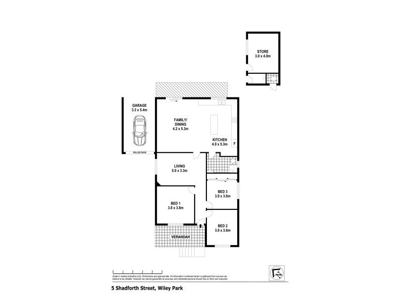5 Shadforth Street, Wiley Park NSW 2195 Floorplan