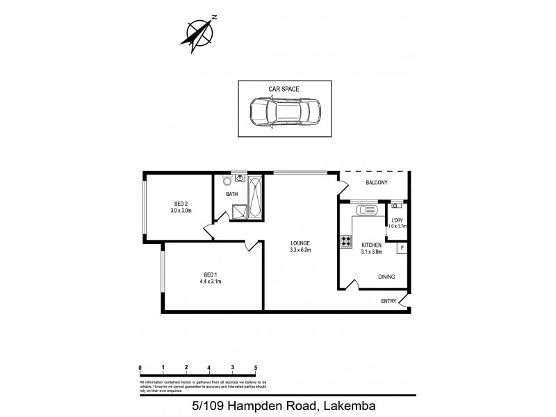 5/109 Hampden Road, Lakemba NSW 2195 Floorplan