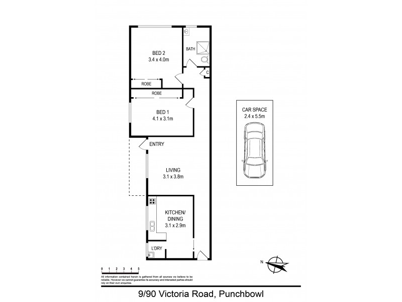 9/90 Victoria Road, Punchbowl NSW 2196 Floorplan
