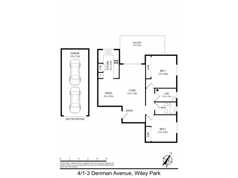 4/1-3 Denman Avenue, Wiley Park NSW 2195 Floorplan