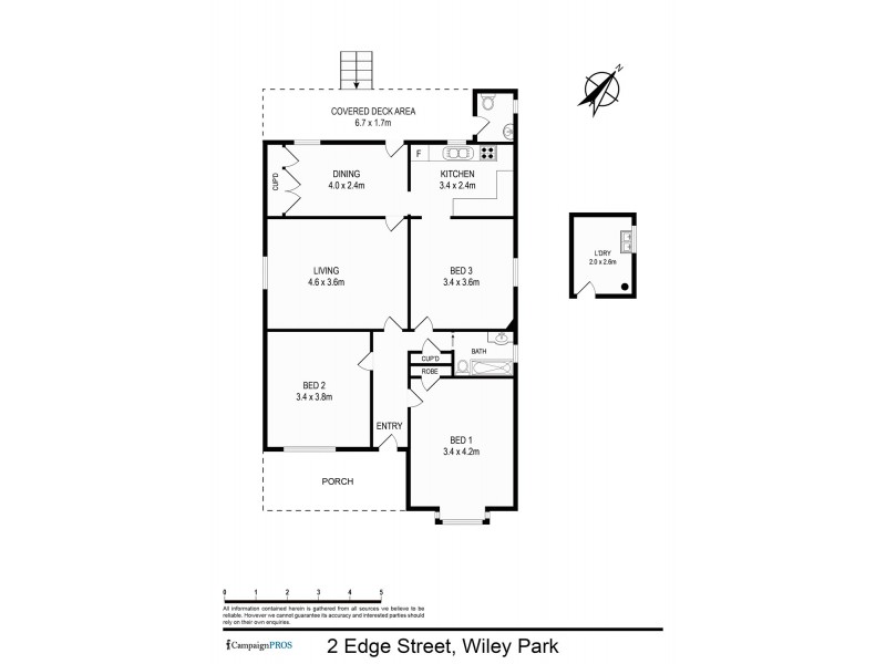 2 EDGE STREET, Wiley Park NSW 2195 Floorplan