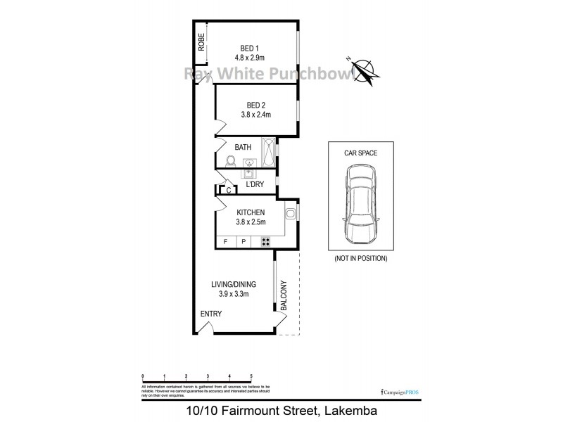 10/10 Fairmount Street, Lakemba NSW 2195 Floorplan