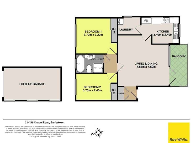 21/159 Chapel Road, Bankstown NSW 2200 Floorplan