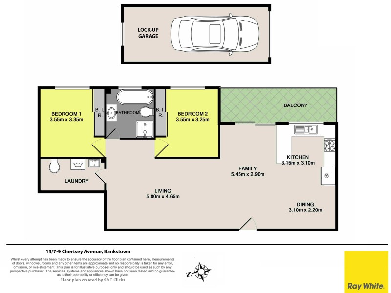 13/7 Chertsey Avenue, Bankstown NSW 2200 Floorplan