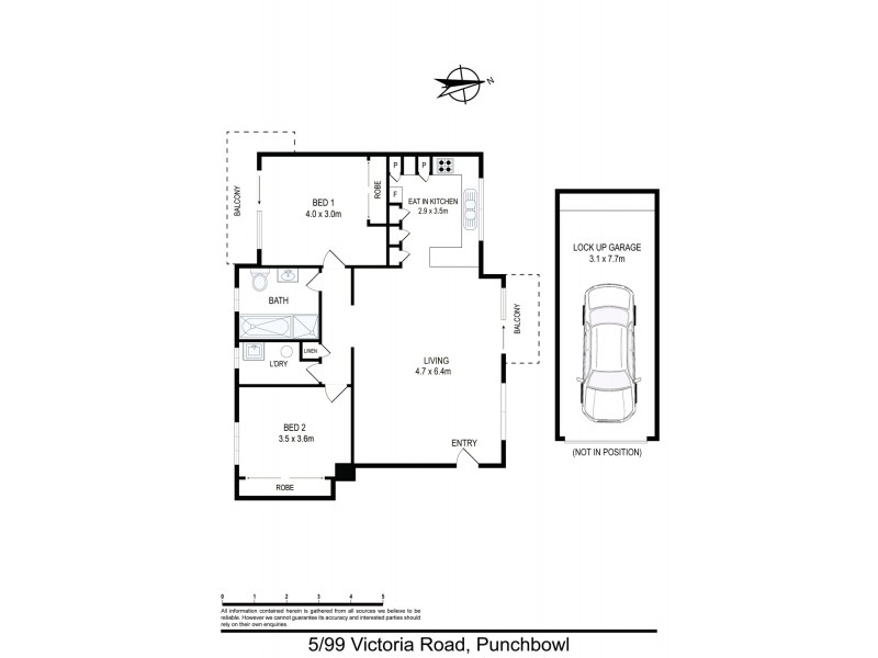 5/99 Victoria Road, Punchbowl NSW 2196 Floorplan