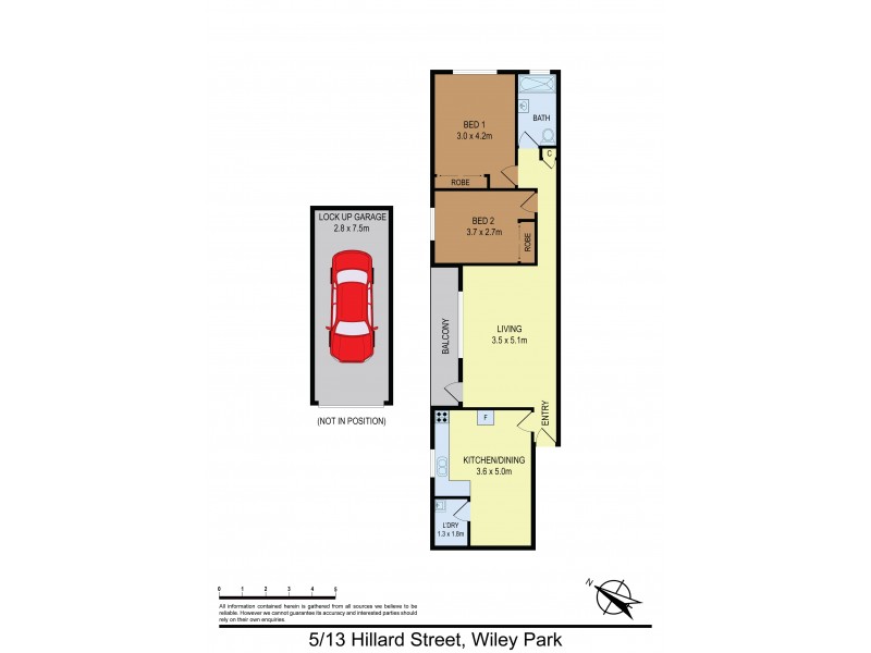 5/13 Hillard Street, Wiley Park NSW 2195 Floorplan