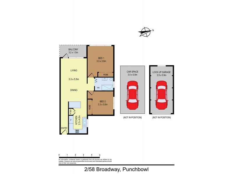 2/58 Broadway, Punchbowl NSW 2196 Floorplan