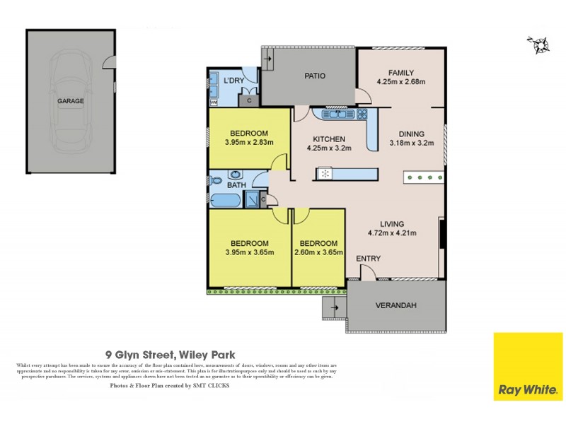 9 Glyn Street, Wiley Park NSW 2195 Floorplan