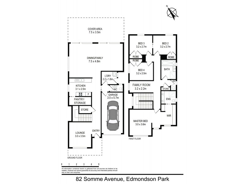 82 Somme Avenue, Edmondson Park NSW 2174 Floorplan