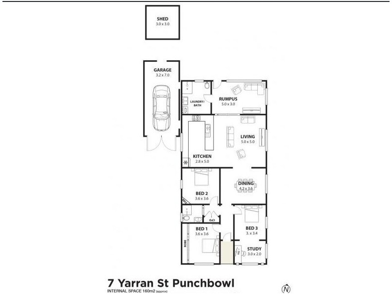 7 Yarran Street, Punchbowl NSW 2196 Floorplan