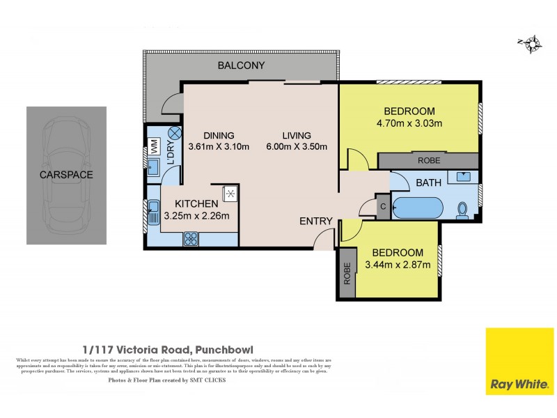 1/117 Victoria Road, Punchbowl NSW 2196 Floorplan