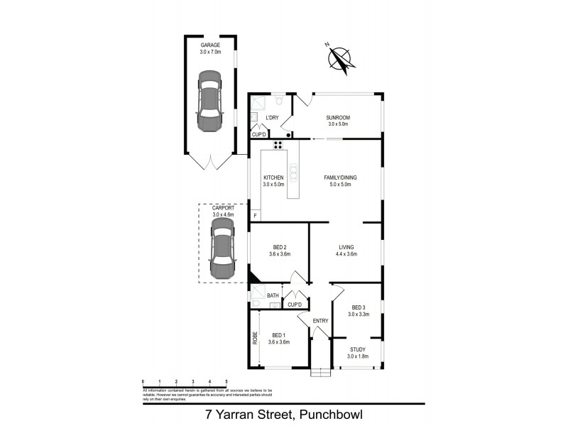 7 Yarran Street, Punchbowl NSW 2196 Floorplan