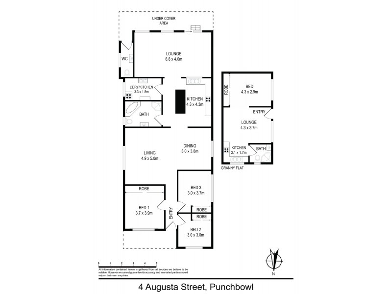 4 Augusta Street, Punchbowl NSW 2196 Floorplan