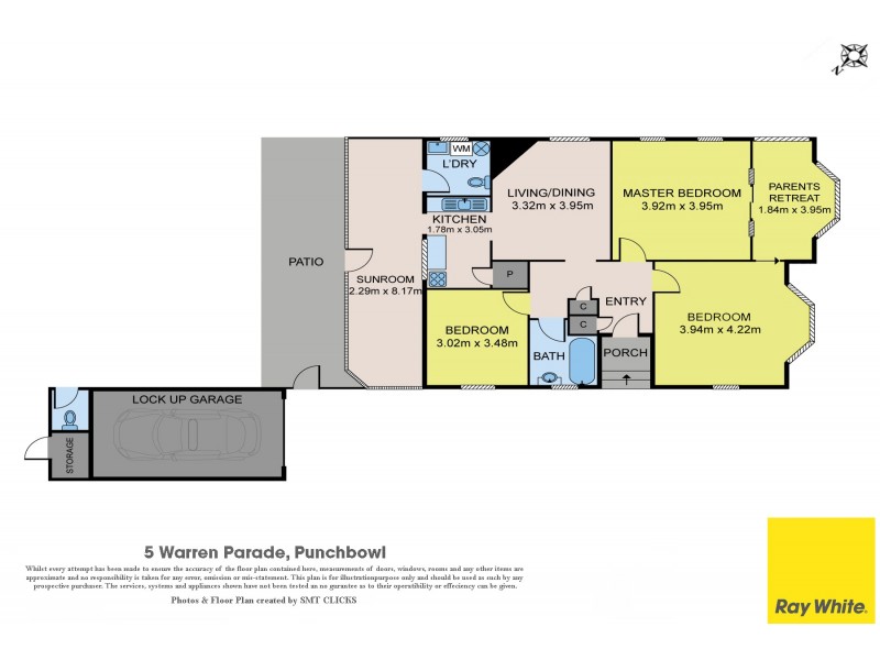 5 Warren Parade, Punchbowl NSW 2196 Floorplan