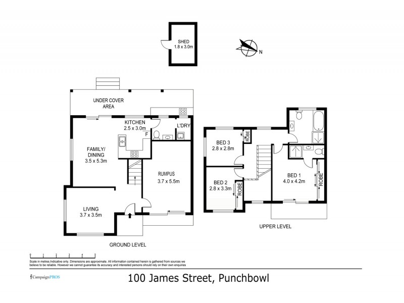 100 James Street, Punchbowl NSW 2196 Floorplan