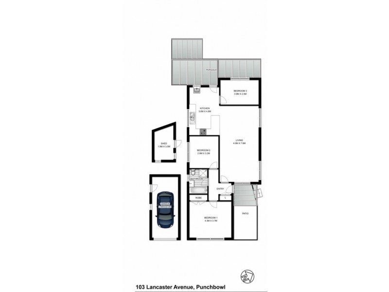 103 Lancaster Avenue, Punchbowl NSW 2196 Floorplan