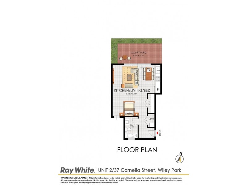 2/37 Cornelia St, Wiley Park NSW 2195 Floorplan