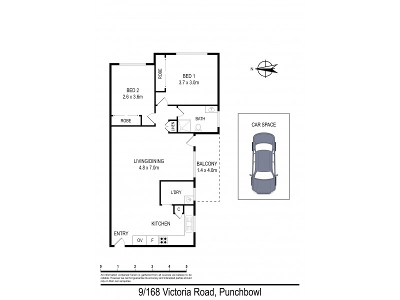 9/168 Victoria Road, Punchbowl NSW 2196 Floorplan