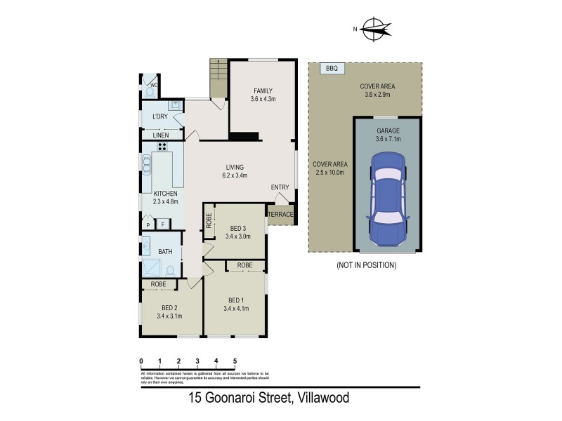 15 Goonaroi Street, Villawood NSW 2163 Floorplan
