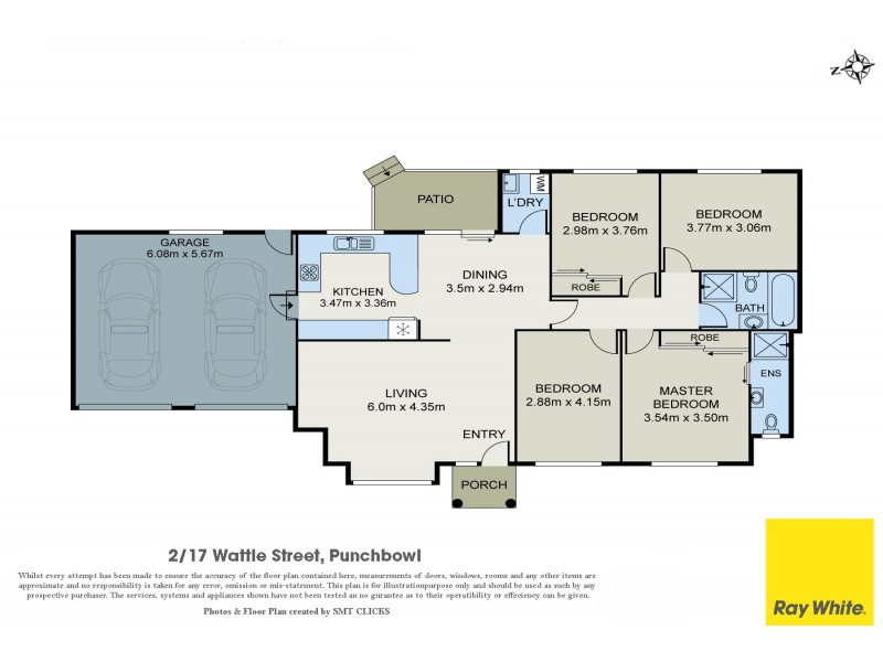 2/17 Wattle Street, Punchbowl NSW 2196 Floorplan