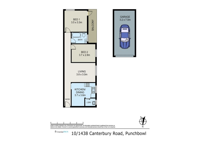 10/1438 Canterbury Road, Punchbowl NSW 2196 Floorplan