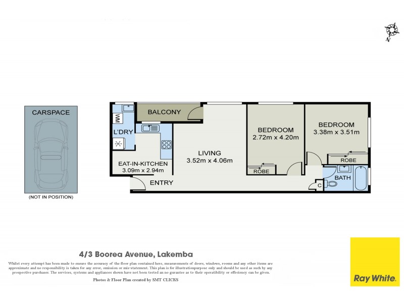 4/3 Boorea Avenue, Lakemba NSW 2195 Floorplan