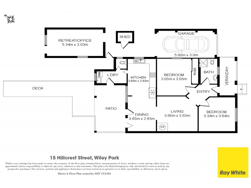 15 Hillcrest Street, Wiley Park NSW 2195 Floorplan