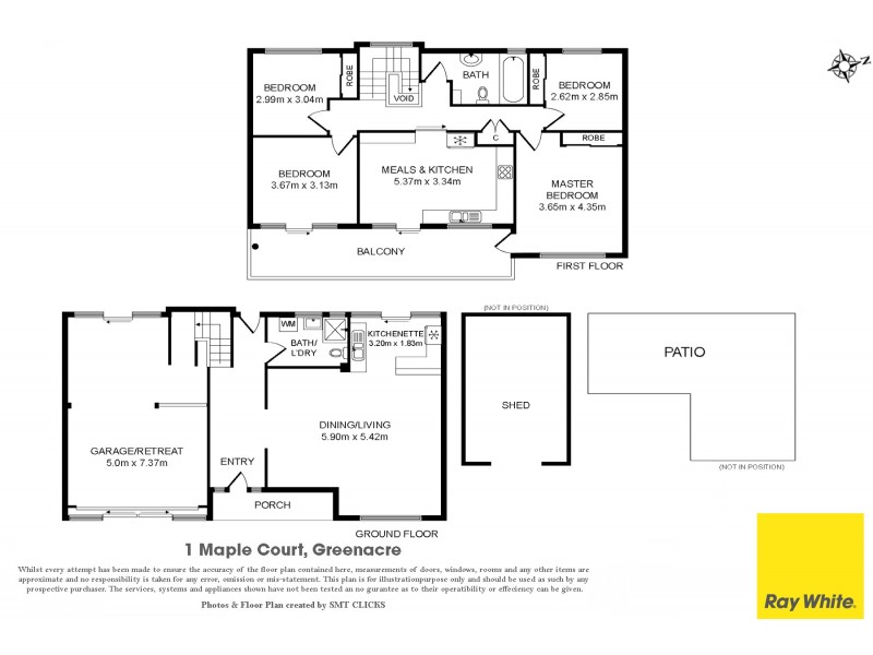 1 Maple Court, Greenacre NSW 2190 Floorplan