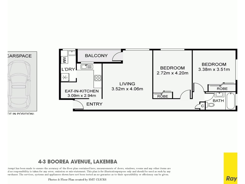 4/3 BOOREA AVENUE, Lakemba NSW 2195 Floorplan