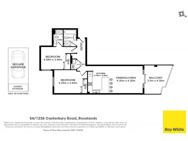 54/1236 Canterbury rd, Roselands NSW 2196 Floorplan