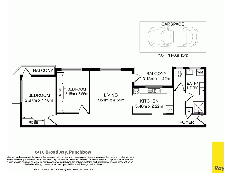 6/10 Broadway, Punchbowl NSW 2196 Floorplan