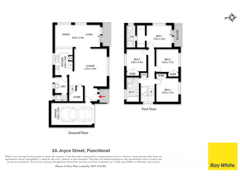 2A Joyce Street, Punchbowl NSW 2196 Floorplan