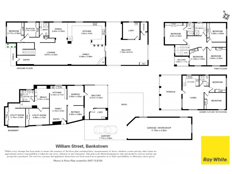 185 WILLIAM STREET, Bankstown NSW 2200 Floorplan