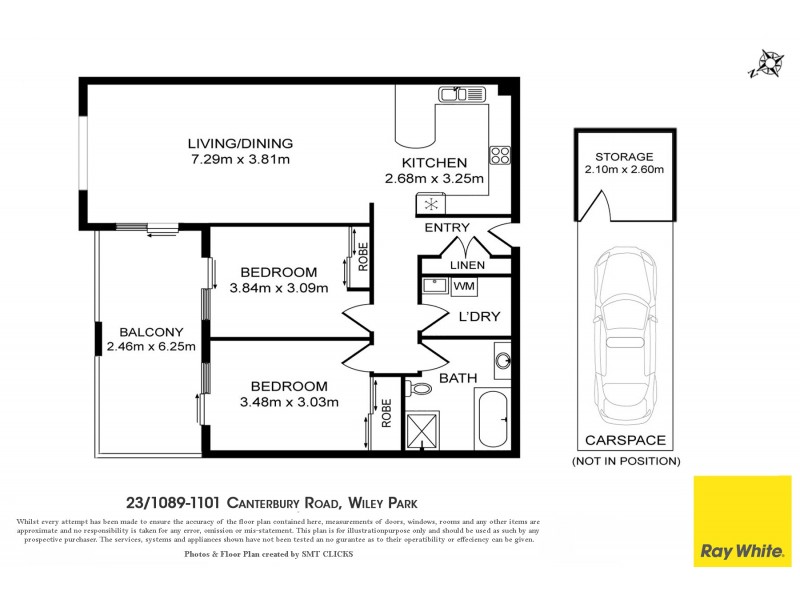 23/1089 – 1101 CANTERBURY ROAD, Wiley Park NSW 2195 Floorplan