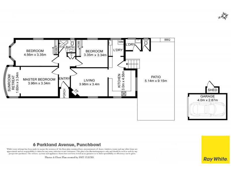 6 Parkland Ave, Punchbowl NSW 2196 Floorplan