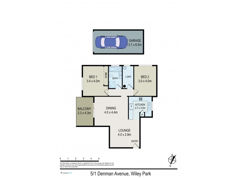 5/1 Denman Avenue, Wiley Park NSW 2195