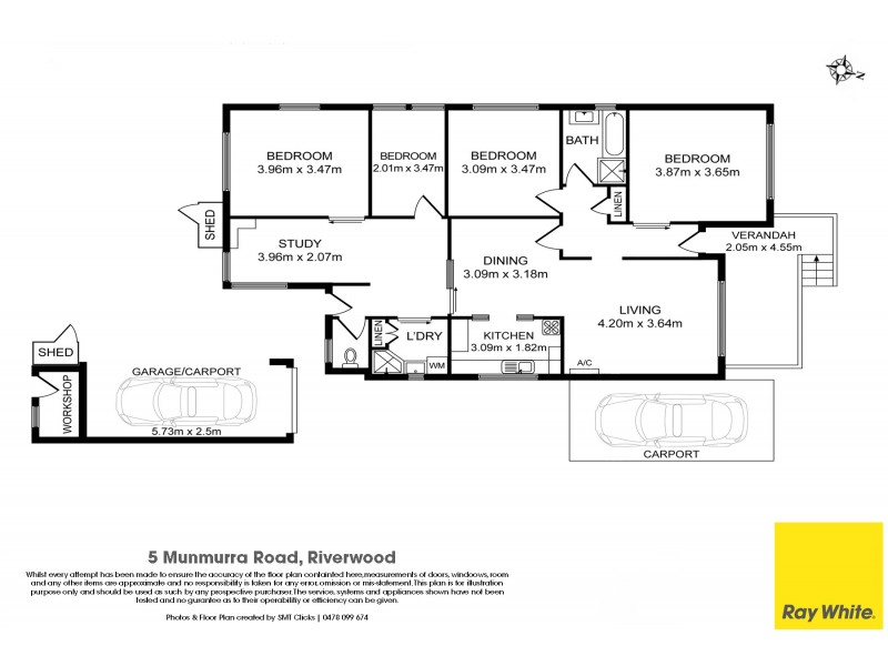 5 Munmurra Road, Riverwood NSW 2210 Floorplan
