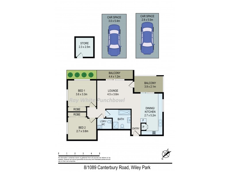 8/1089 Canterbury Road, Wiley Park NSW 2195 Floorplan