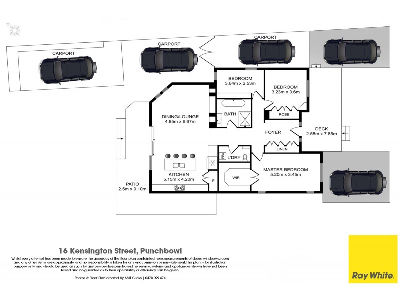 16 Kensington Street, Punchbowl NSW 2196 Floorplan