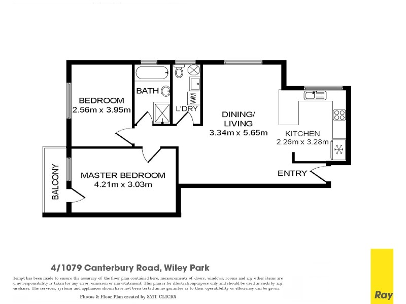 4/1079 Canterbury Rd, Wiley Park NSW 2195 Floorplan