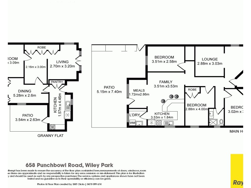658 Punchbowl Rd, Wiley Park NSW 2195 Floorplan