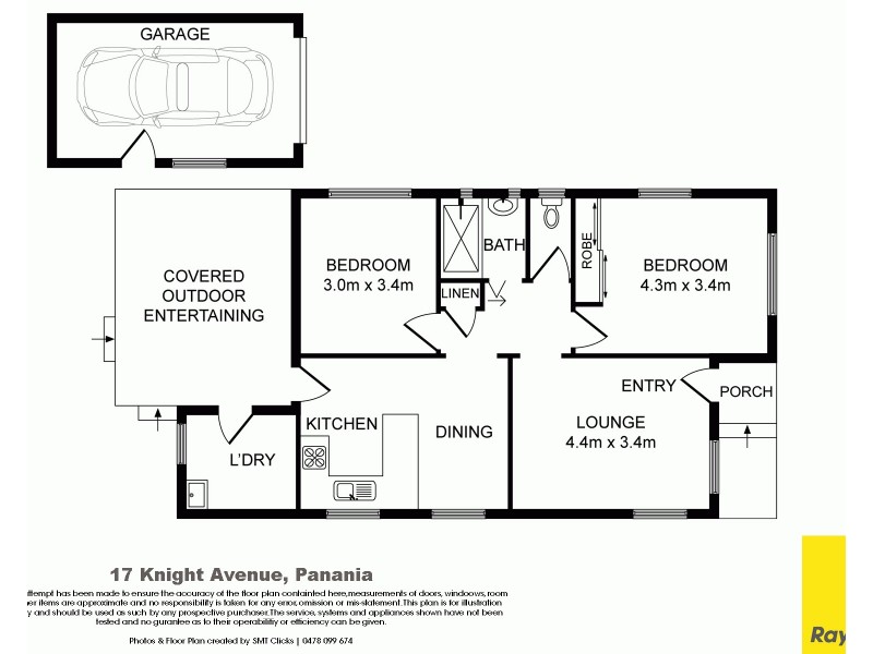 17 Knight Avenue, Panania NSW 2213 Floorplan