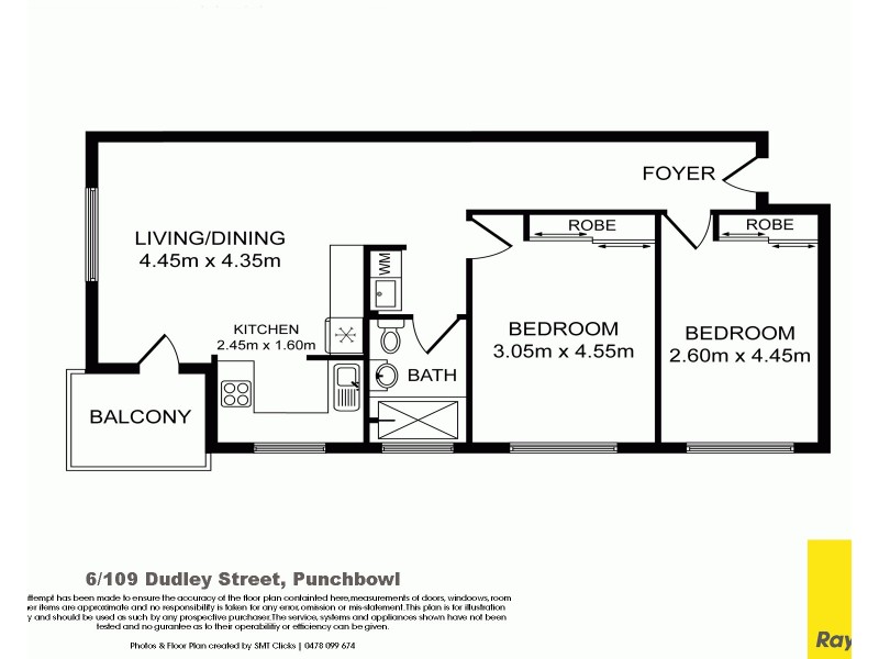 6/109 Dudley Street, Punchbowl NSW 2196 Floorplan