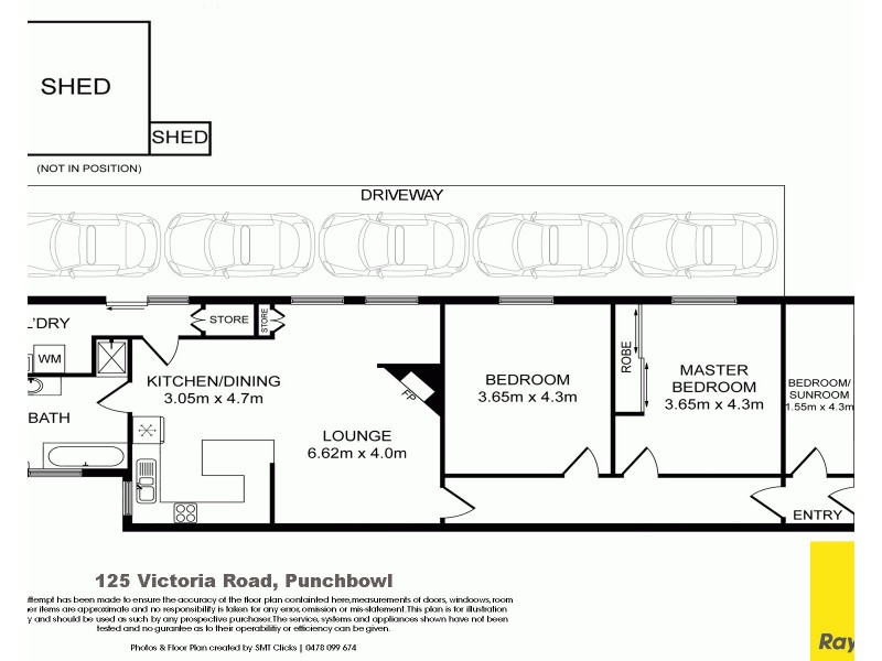 125 Victoria Road, Punchbowl NSW 2196 Floorplan